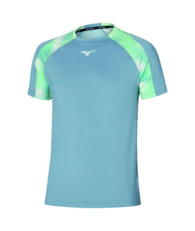 T-shirt de Tennis Mizuno Frontier Shadow Tee Homme Gris