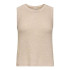 Camiseta Only Onlsunny O-Neck Tank Top Knt Noos Mujer Pumice Stone