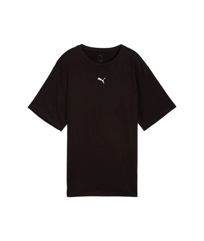 Top Puma Essentials Relaxed , Black, Mujer