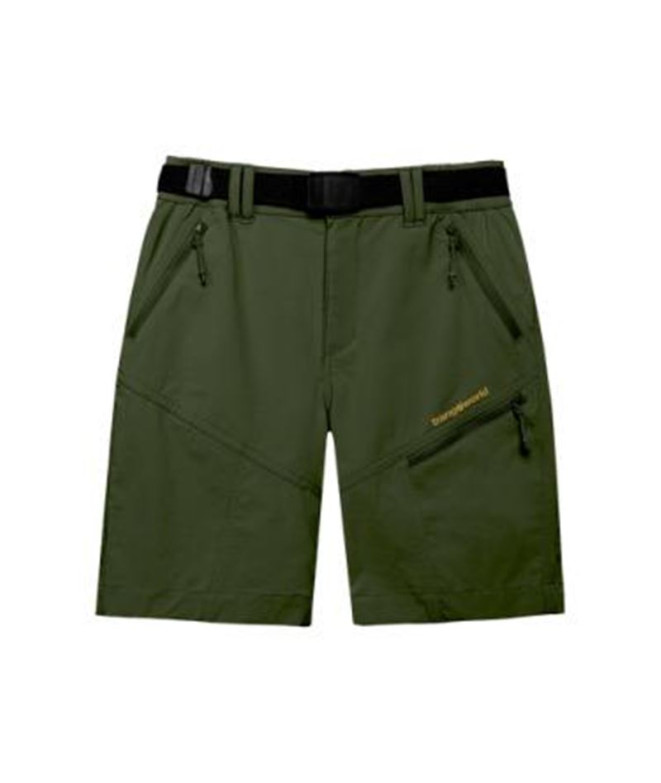 Pantalones Cortos Trangoworld Hurdes Niño Verde Oscuro