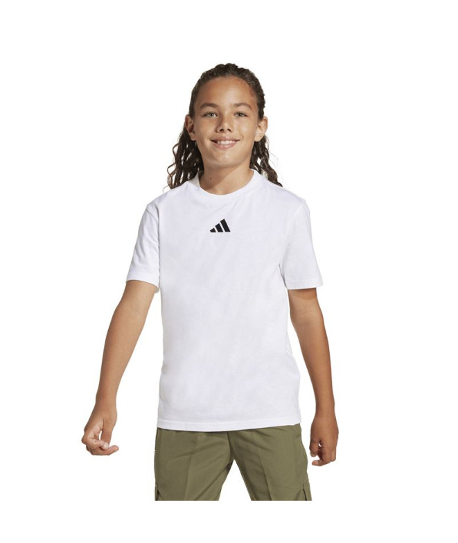 T-shirt adidas Sl 160 Enfant Blanc/Noir