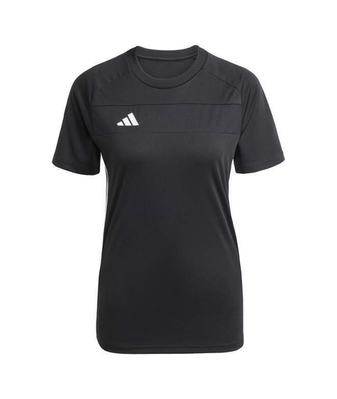T-shirt de Football adidas Tiro Es Femme Noir/Blanc