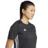 Camiseta de Futebol adidas Tiro Es Mulher Preto/Branco