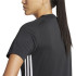 Camiseta de Futebol adidas Tiro Es Mulher Preto/Branco