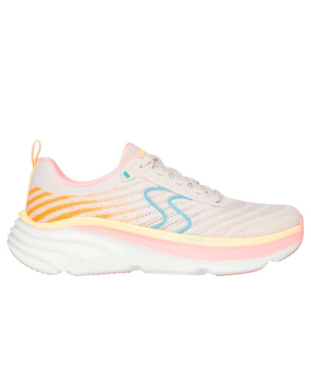 Sapatilhas Skechers D'Lux Vapor - Cool B Mulher Banco/Beige