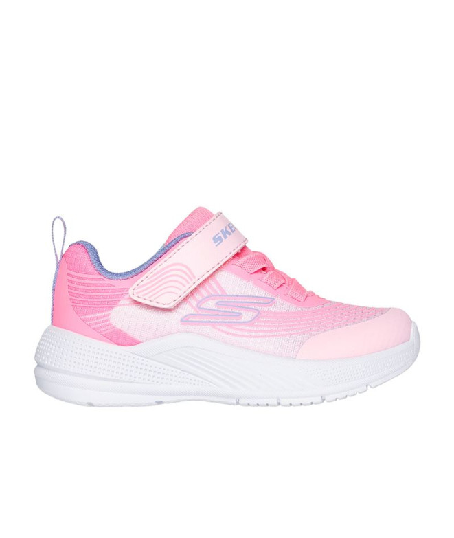 Zapatillas Skechers Microspec Advance Niña Light Pink /Lavender Trim