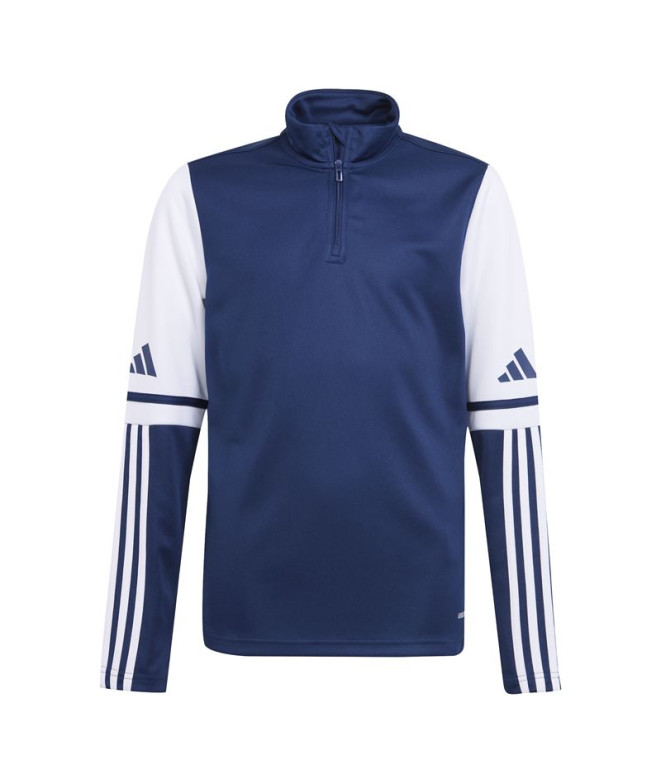 Camiseta de Futebol adidas Squadra25 Tr Top Infantil Azul/Branco