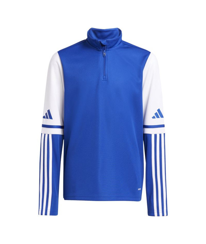 Camiseta de Futebol adidas Squadra25 Tr Top Infantil Azul/Branco