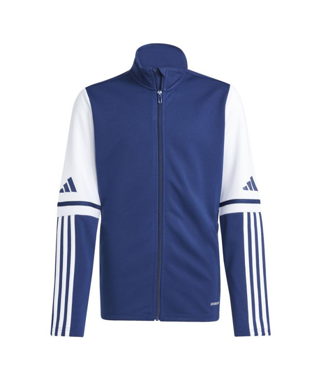 Casaco de Futebol adidas Squadra25 Tr Infantil Azul/Branco