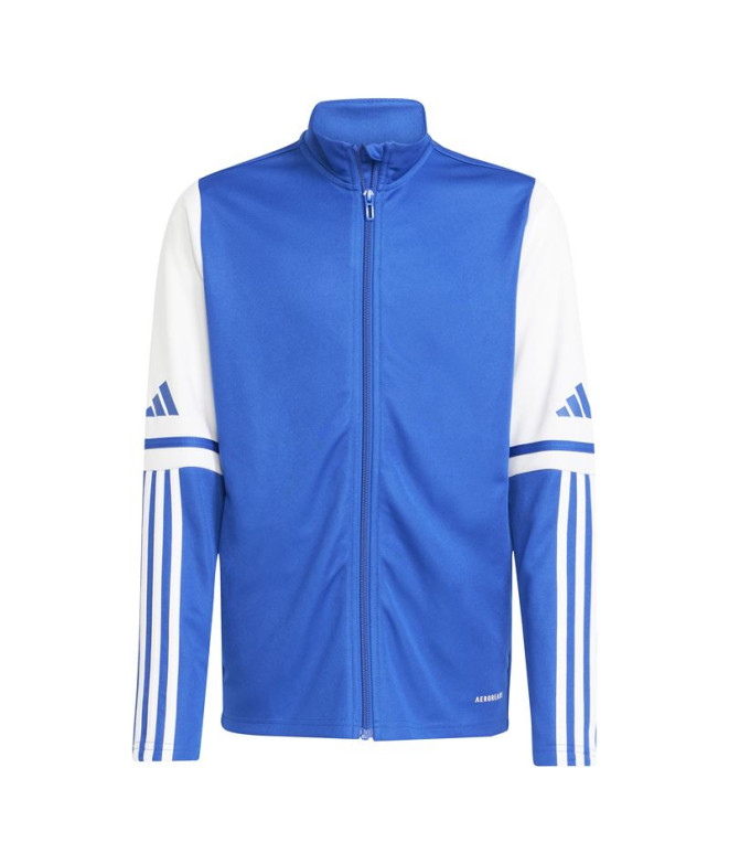 Veste de Football adidas Squadra25 Tr Enfant Bleu/Blanc