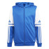Sweat de Football adidas Squadra25 Hood Enfant Bleu/Blanc