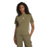Camiseta adidas 3Bandas Sj Mulher Verde Escuro/Branco