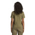 Camiseta adidas 3Bandas Sj Mujer Verde Oscuro/Blanco