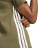 Camiseta adidas 3Bandas Sj Mulher Verde Escuro/Branco