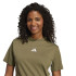 Camiseta adidas 3Bandas Sj Mulher Verde Escuro/Branco