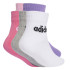 Meias adidas Kids Lin Ank 5P Infantil Rosa