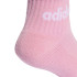Meias adidas Kids Lin Ank 5P Infantil Rosa