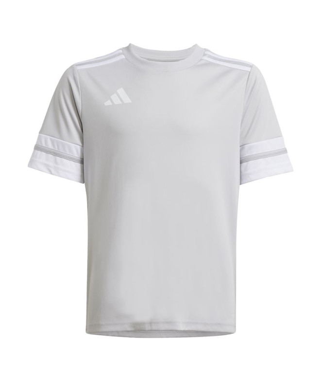 Camiseta de Fútbol adidas Squadra25 Jsy Infantil Gris/Blanco