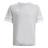 Camiseta de Futebol adidas Squadra25 Jsy Infantil Cinza/Branco