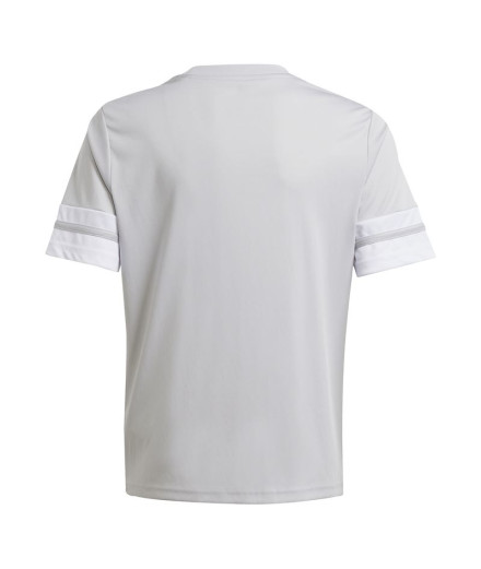 T-shirt de Football adidas Squadra25 Jsy Enfant Gris/Blanc 2