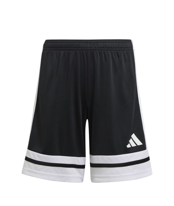 Calça de Futebol adidas Squadra25 Infantil Preto/Branco