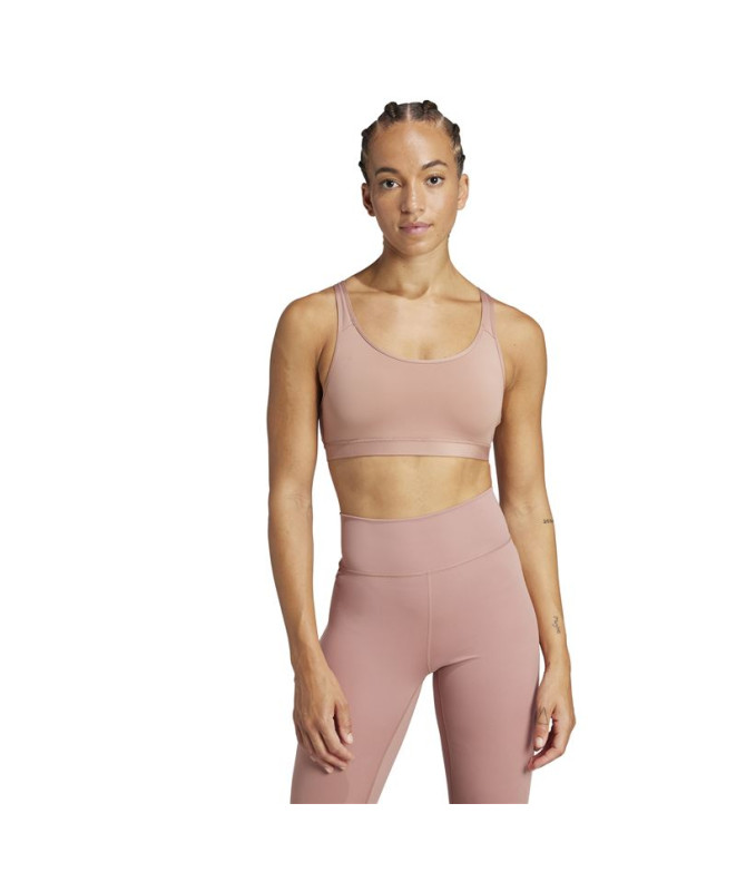 Brassiere de sport de Fitness adidas All Me Ess Femme Rose