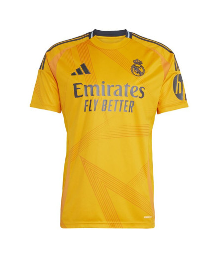 Camiseta de Futebol adidas Real A Jsy Homem Laranja