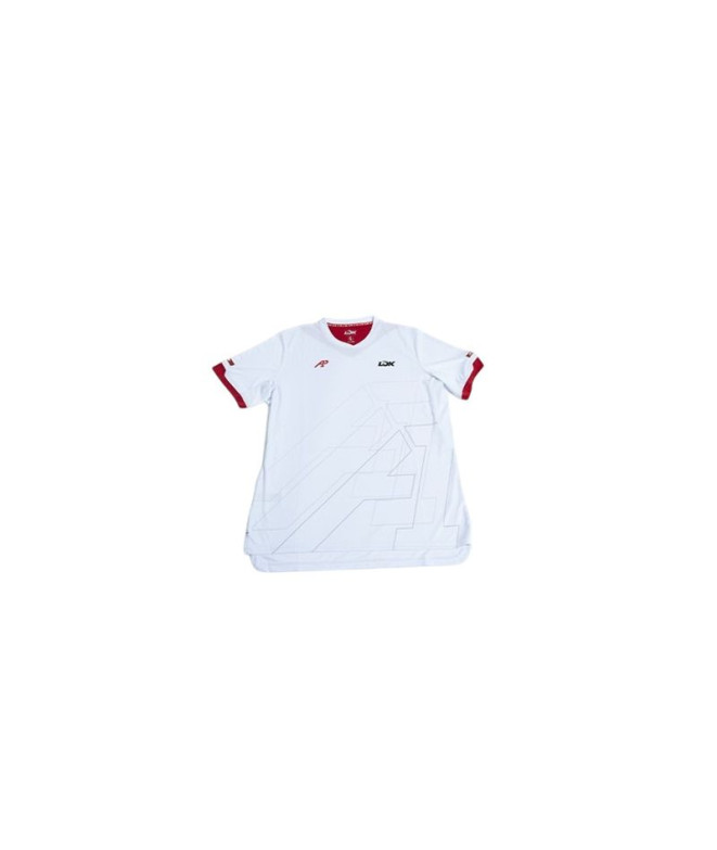 Camiseta de Pádel Lok Pikes Hombre Blanco