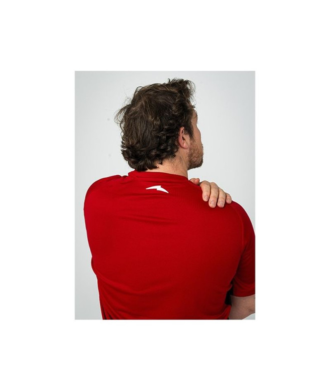 Camiseta de Pádel Lok Homem Vermelho