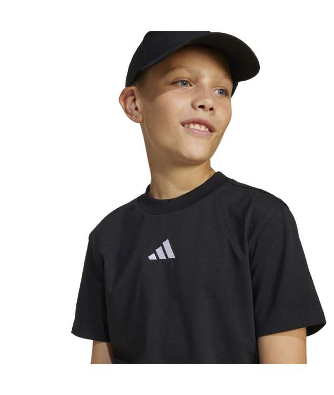 T-shirt adidas Sl 160 Enfant Noir/Blanc