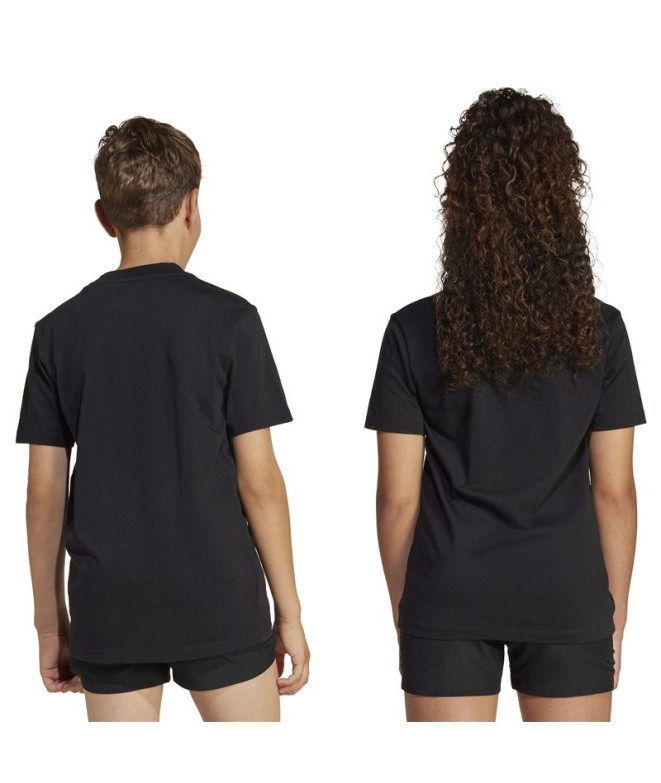 Camiseta adidas Sl 160 Infantil Preto/Branco