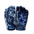 Gants de Football américain Wilson Ad Nfl Stretch Fit Dl Bleu/Blanc