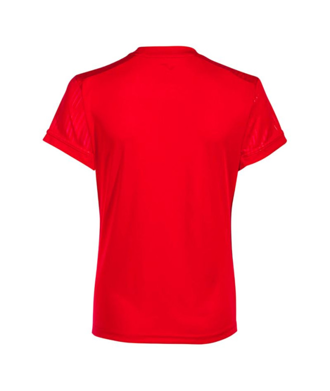 Camiseta Joma Montreal Rojo Amarillo Mujer