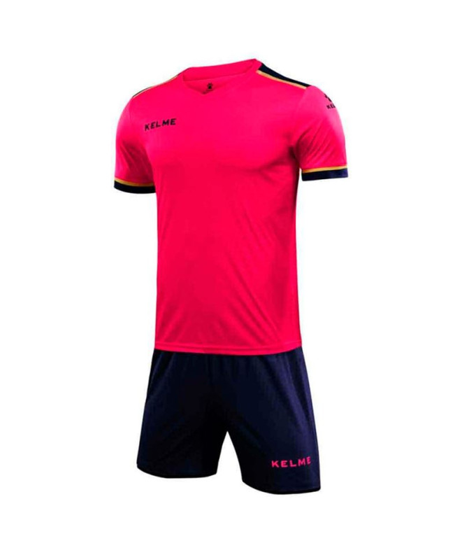 Ensemble de Football Kelme Set S/S Segovia Homme Fuchsia-Azur Foncé