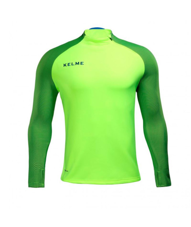 Sudadera de Fútbol Kelme Sweatshirt Zip Montes Hombre Amarillo -Azul Royal