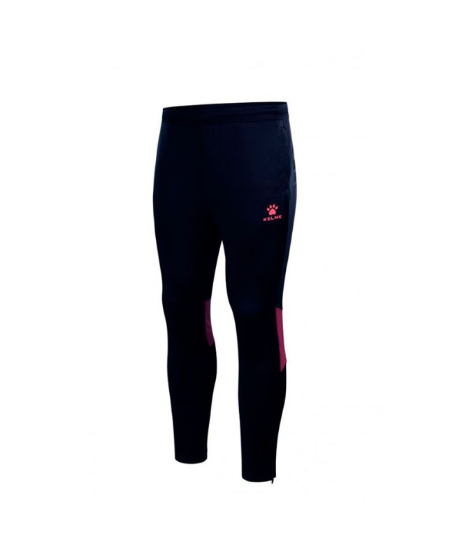Pantalón de Fútbol Kelme Long Pant Montes Hombre Azul Oscuro-Rosa Neon