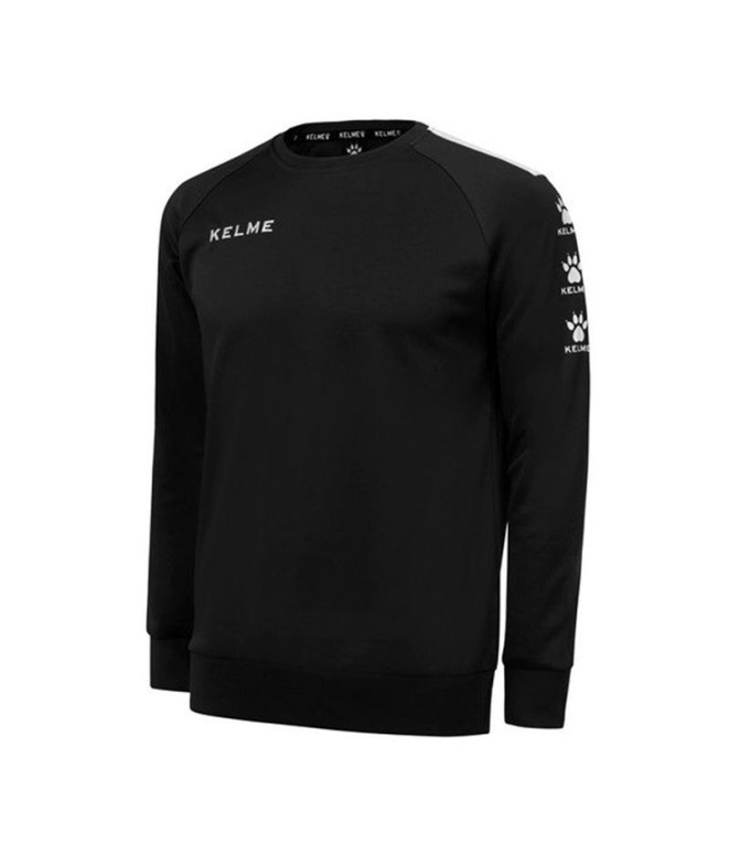 Sudadera de Fútbol Kelme Sweatshirt Lince Hombre Negro-Blanco