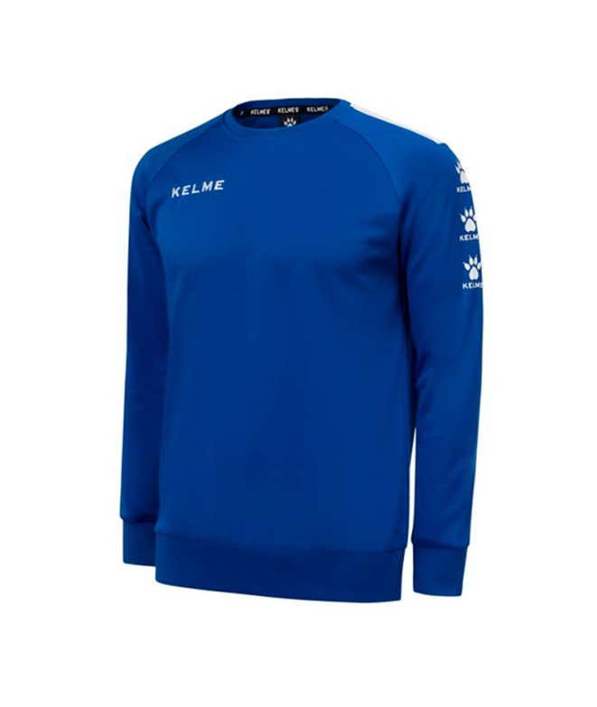 Sudadera de Fútbol Kelme Sweatshirt Lince Hombre Azul Royal-Blanco