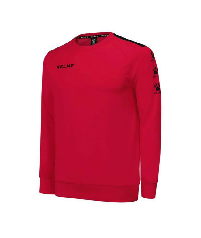 Sudadera de Fútbol Kelme Sweatshirt Lince Hombre Rojo-Negro