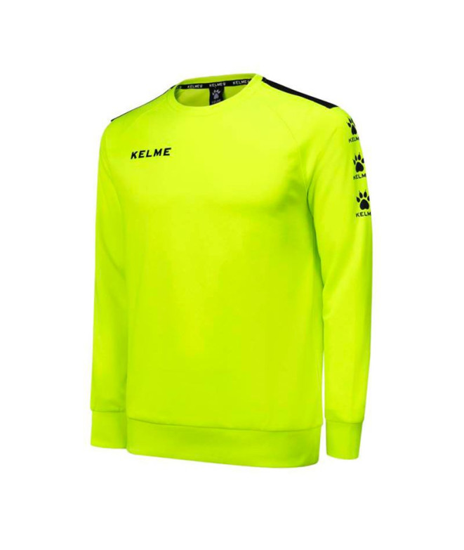 Sudadera de Fútbol Kelme Sweatshirt Lince Hombre Amarillo-Negro