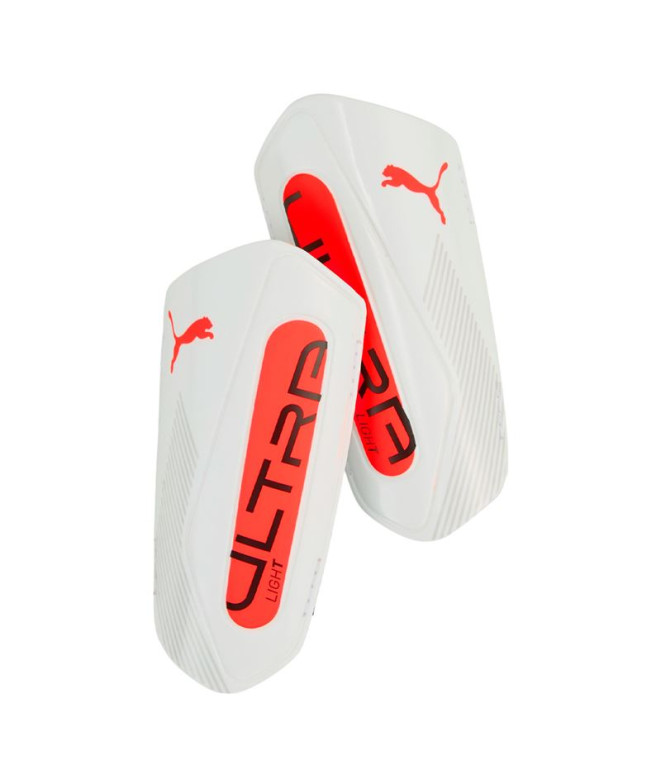 Protège-tibias De Football Puma Ultra Light Strap, White Glo Homme