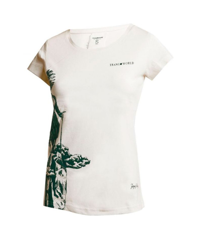 Camiseta De Montanha Trangoworld Pinea Mulher Bege