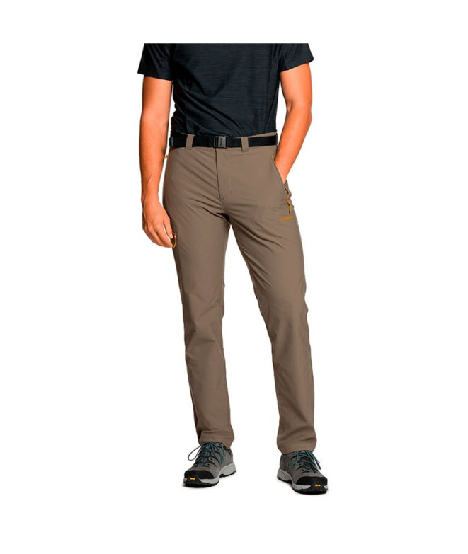Calça Longos Trangoworld Gurugu Homem Marrom