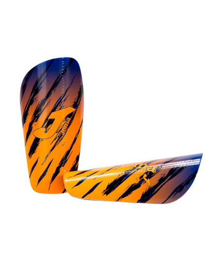 Caneleiras de Futebol Joma Spider Laranja Fluorescente Royal Caneleiras de Futebol Joma Spider Laranja Fluorescente Royal