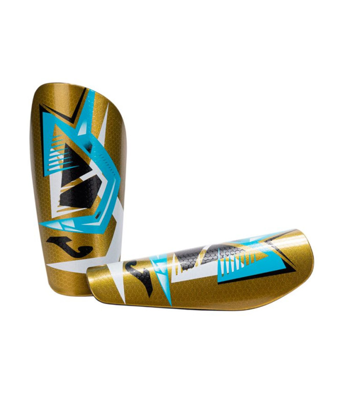 Caneleiras de Futebol Joma J-Pro Ouro Turquesa Fluorescente