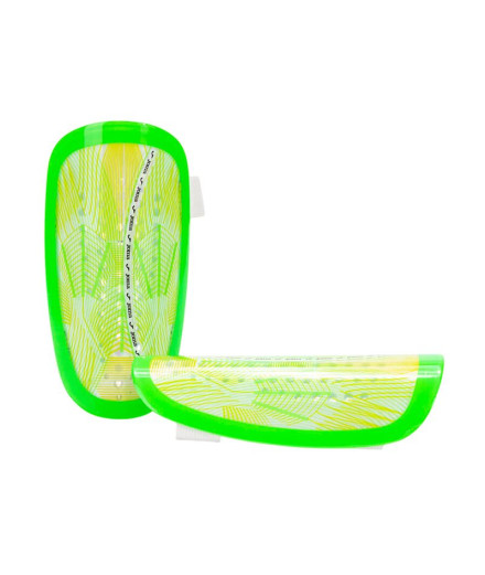 Caneleiras de Futebol Joma Attack Verde Fluorescente... Caneleiras de Futebol Joma Attack Verde Fluorescente...