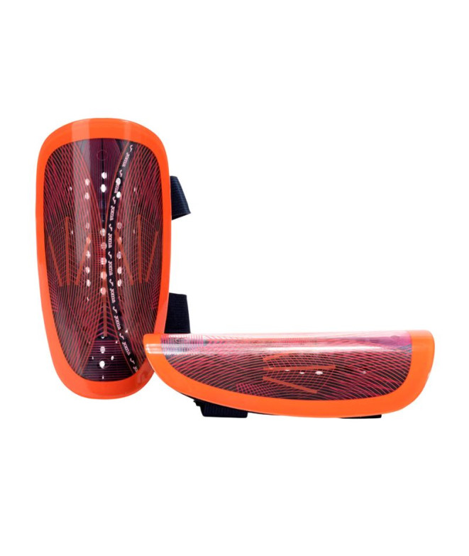 Caneleiras de Futebol Joma Attack Rosa Fluorescente Coral Fluorescente