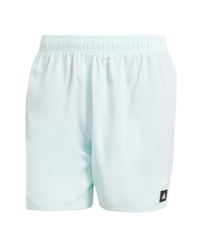 Maillot de bain de Natation adidas Solid Clx Swim Short Length Homme Aigue-marine
