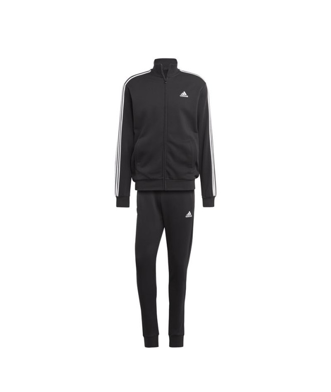 Fato de treino adidas Sportswear Basic 3S French Terry Homem Preto