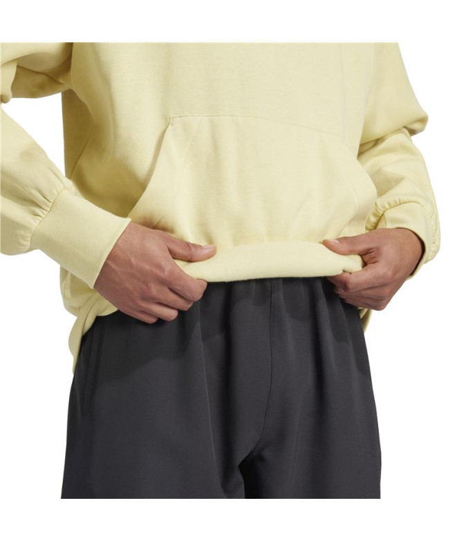 Sweat adidas Feelcozy Hd Homme Bleu Menthe/Noir